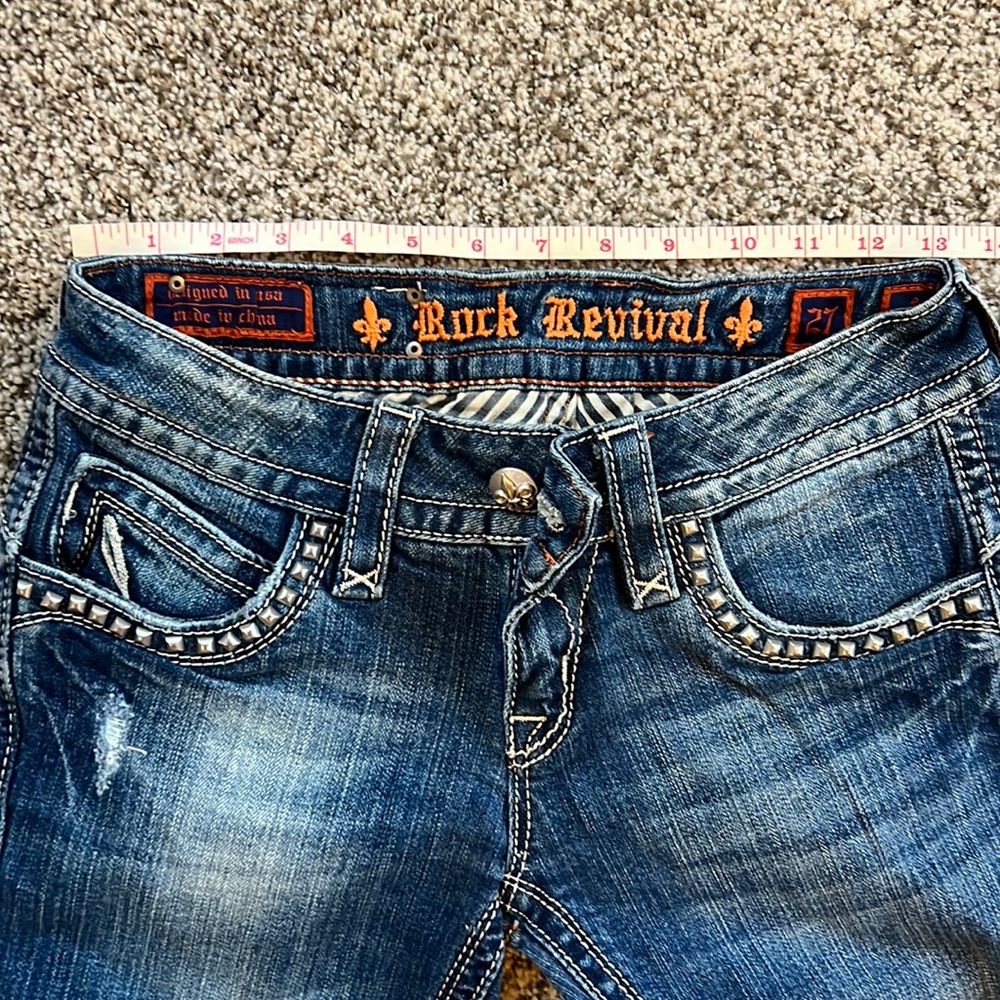 Rock Revival Distressed Denim